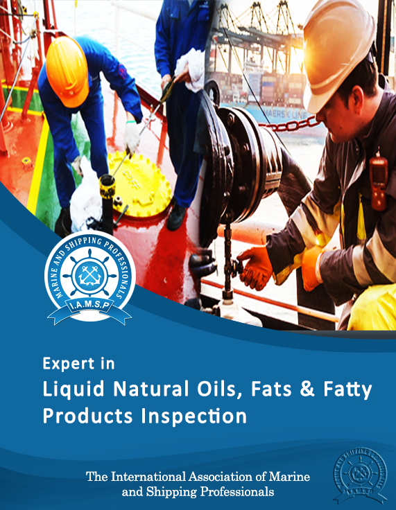 Expert in Liquid Natural Oils, Fats And Fatty Products Inspection
